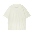 Back view of the Beware The Kraken Tee in ivory with The Kraken Spiced Rum in black near the collar.