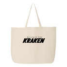 Text printed in black
Slogan reads: "RELEASE THE KRAKEN"
The word "KRAKEN" is in a large, bold, uppercase font