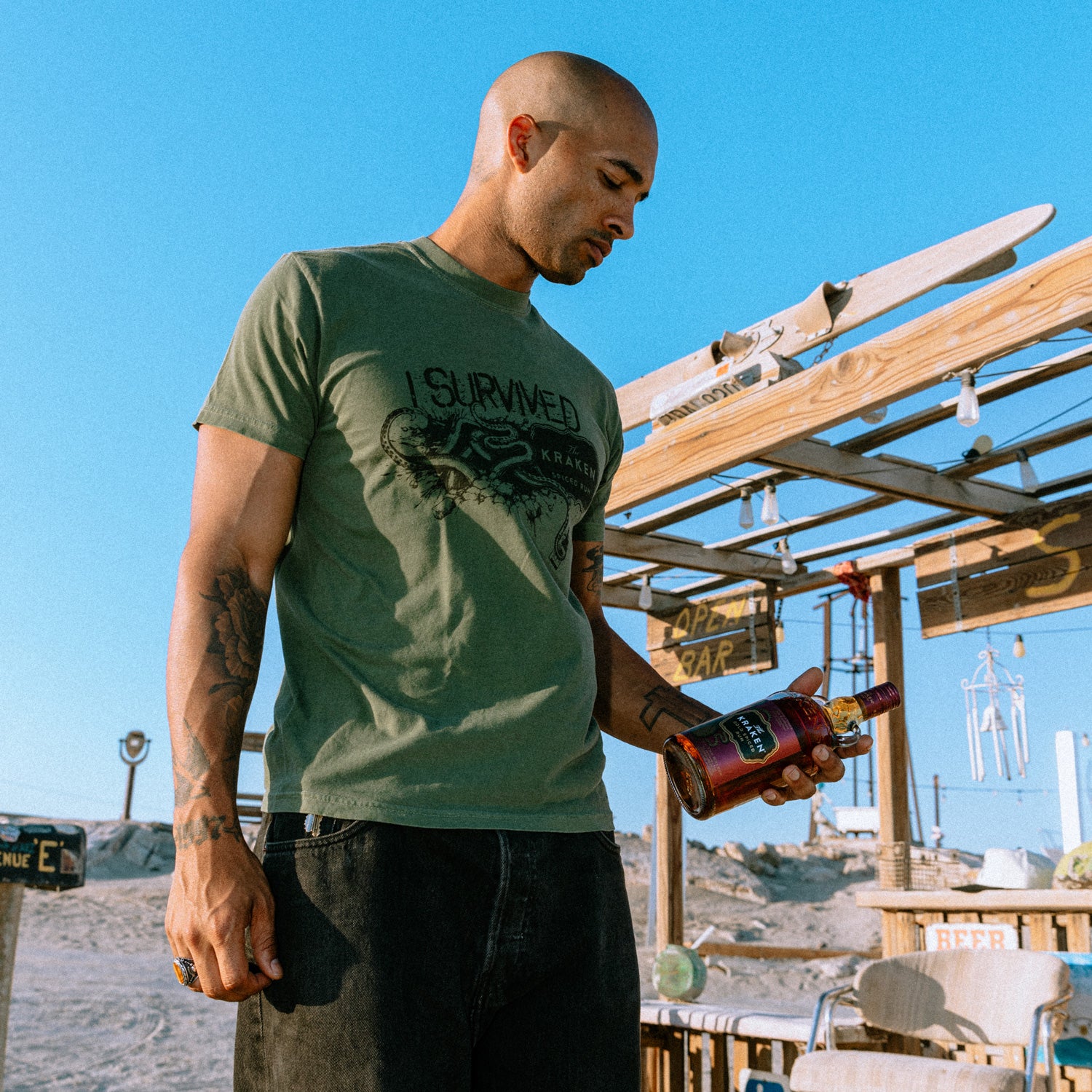 I Survived The Kraken Tee – Kraken Rum